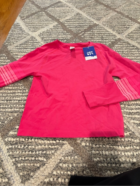 JoyLab Tops - JoyLab women’s Bright Hot Pink Crewneck Sweatshirt